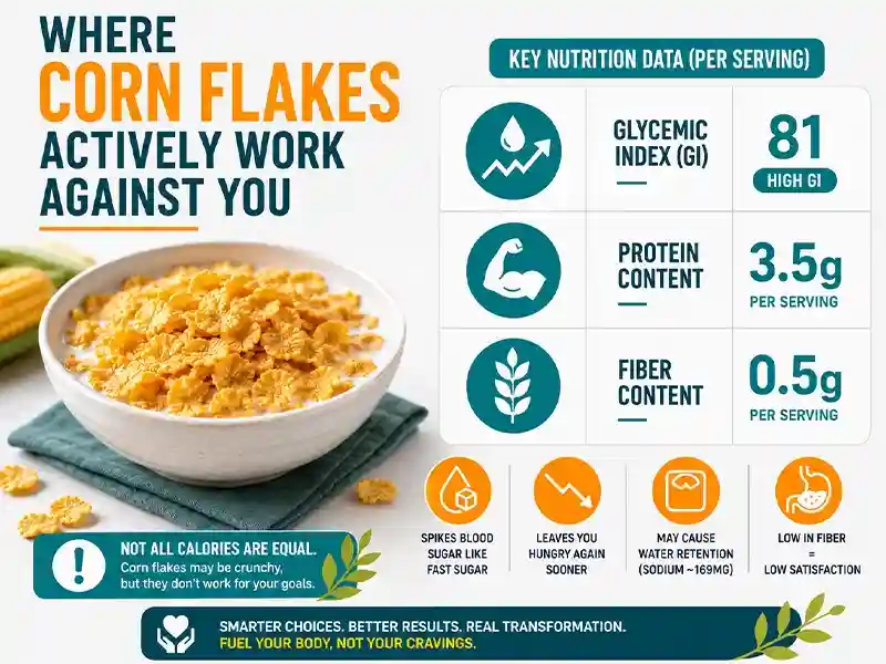 is corn flakes good for weight loss with milk