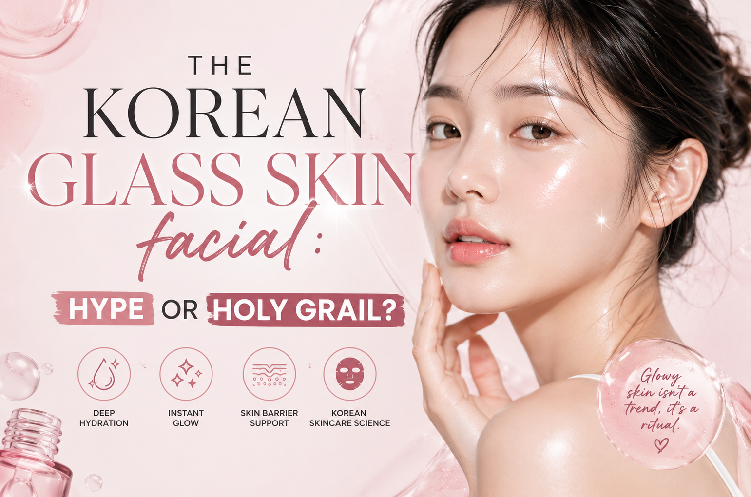 Korean glass skin routine