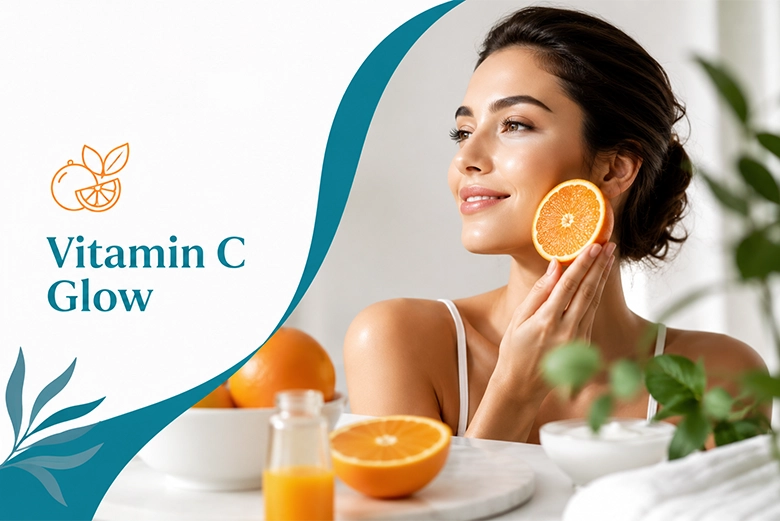 Fresh oranges rich in vitamin C used as a natural skin brightening remedy in Chennai