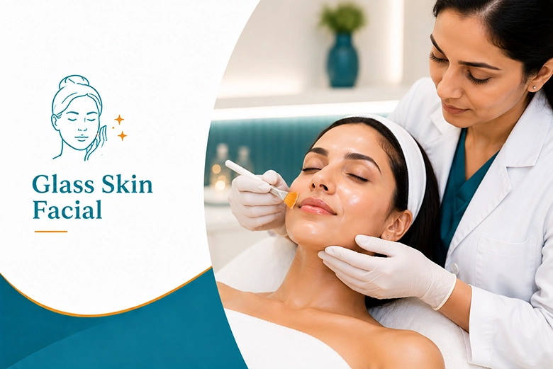 Glass skin facial for dewy glowing skin before a wedding in Chennai