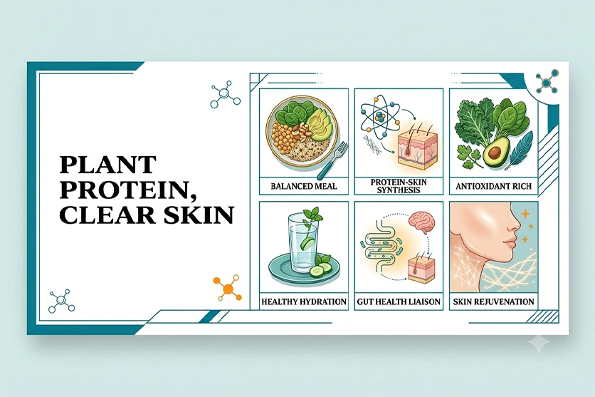 Protein-rich vegetarian meal and clear skin — connection between diet and dermatology outcomes