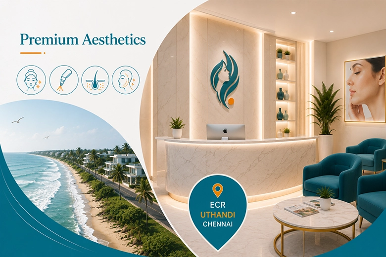 VK Allure Dermaclinic medical aesthetics clinic at the ECR Uthandi branch in south Chennai
