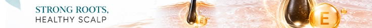 Healthy hair follicle with antioxidant support from Vitamin E for scalp health