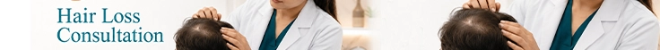 Hair loss consultation with dermatologist at VK Allure Dermaclinic Chennai